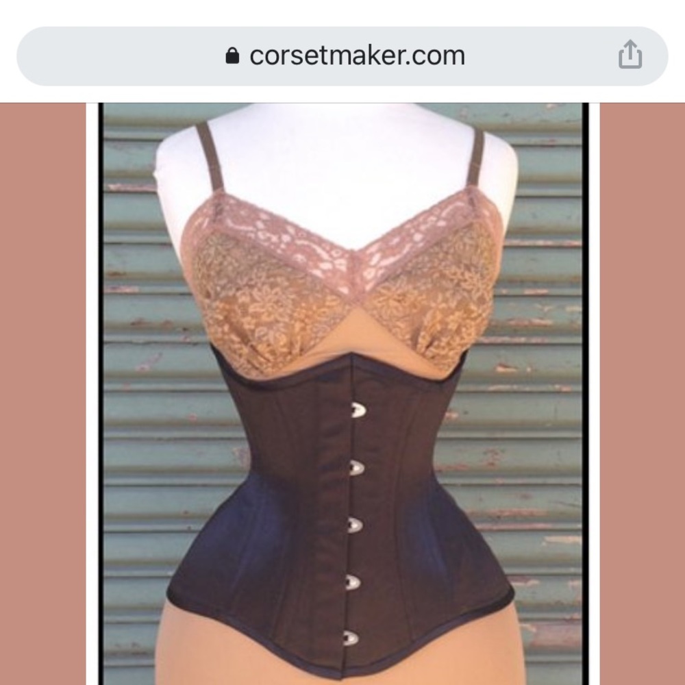 Isabella Corsetry- Petite Josephine Black Satin